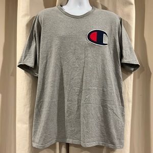 Vintage‎ Champion Large Logo Grey Tshirt Sz XXL